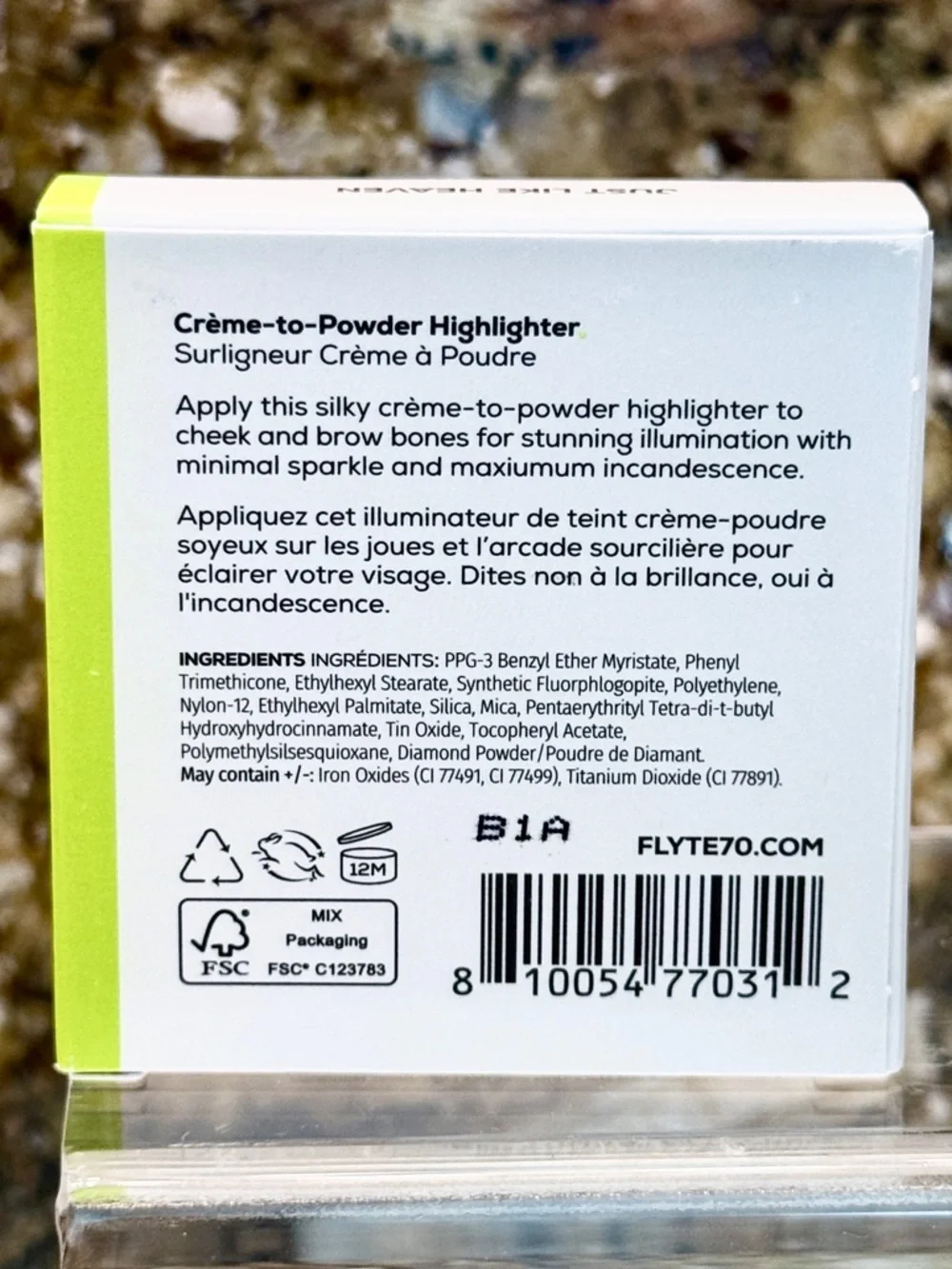 FLYTE 70 GlowBack Lucent Light Just Like Heaven Creme to Powder Highlighter